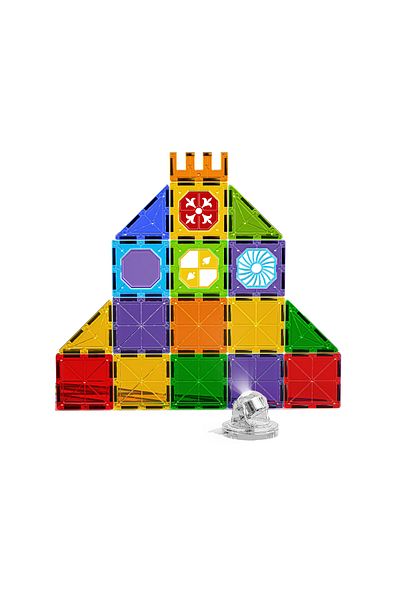Magnetic Fields Light Magnetic Tiles Blocks Castle set- 22 Pcs