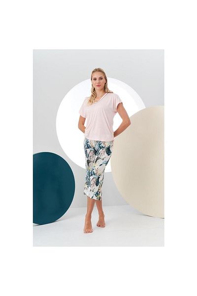 PJS 24190 Set Capri cu model pentru femei