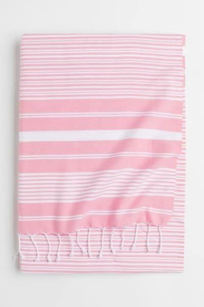 STOREMAX Mu-Artshop Peshtemal 100% Cotton Bath Towel Pink (Pink) Tnca 871301