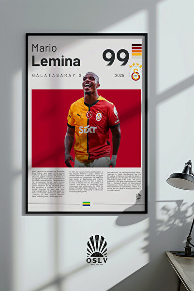 Osliva Shop Lemina Poster, Çerçevesiz Poster, Futbolcu Posteri, Duvar Tablosu...