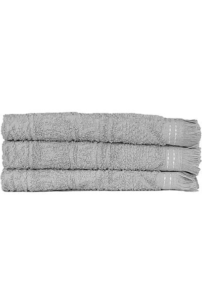 STOREMAX Mu-Artshop Home 3-Piece Fringed Gray Kitchen 30X50 Cm. Hand Towel Tnca 871301