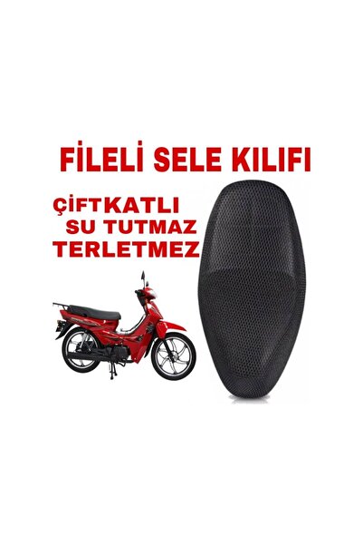 KeskinMoto Mondial Sfc Snappy Kh 100 Motosiklet Sele Koltuk Kılıfı Fileli (54...
