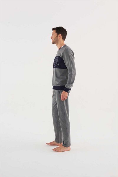 U.S. Polo Assn. U.S. Polo Assn 18616 Ανδρική Πιτζάμα Anthracite Melange
