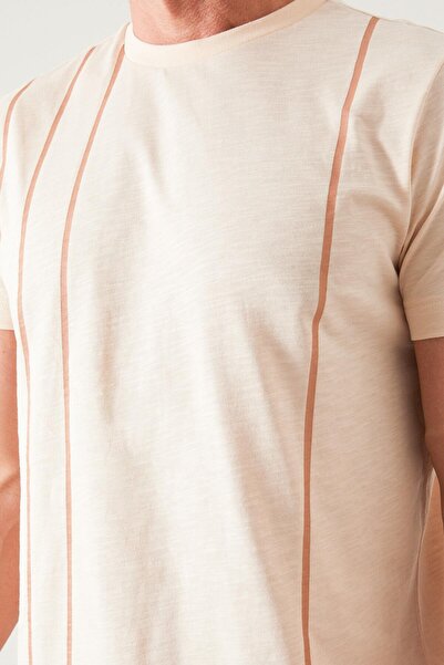 Arnetta 2509 Battal Vertical Stripes Men's Bermuda Suit