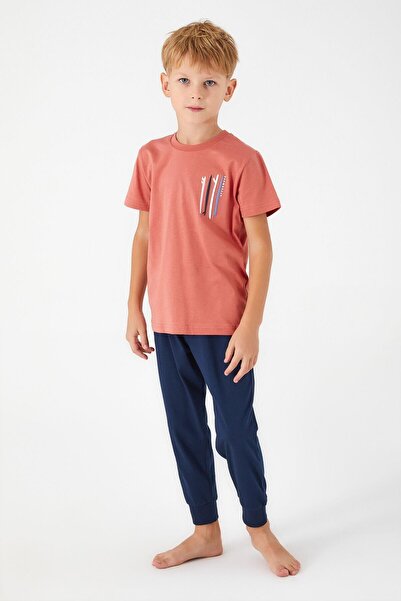 ROLY POLY 3019 Afterwave Men's Short Sleeve Pajama Set