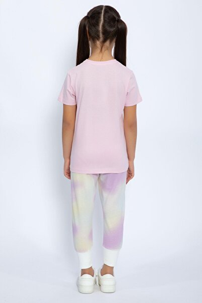 U.S. Polo Assn. Base. Polo Assn 1070 Batik Patterned Girl's Double Set