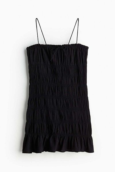 H&M Smocked bodycon dress