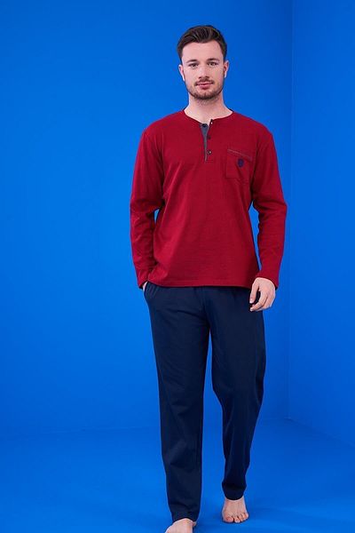 Pjs Pijama Pjs 23323 Costum de pijama pentru bărbați + Costum de pijama + Seturi de pantaloni scurți 5 piese