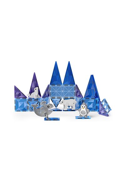 Magnetic Fields Ocean 3D Diamond Magnetic Tiles Set-30 Pcs