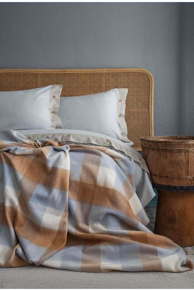 Apricitas HOME Σετ Παπλωματοθήκη με Μονό Κάλυμμα Porto Indigo - Παπλωματοθήκη