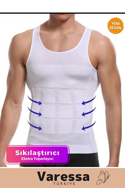 VARESSA New Season Waist Chest Upright Posture Recovery Men's Extra Belly Firming Corset Athlete