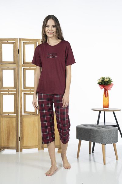 Estiva 24064 Women's Short Sleeve Pajamas Set