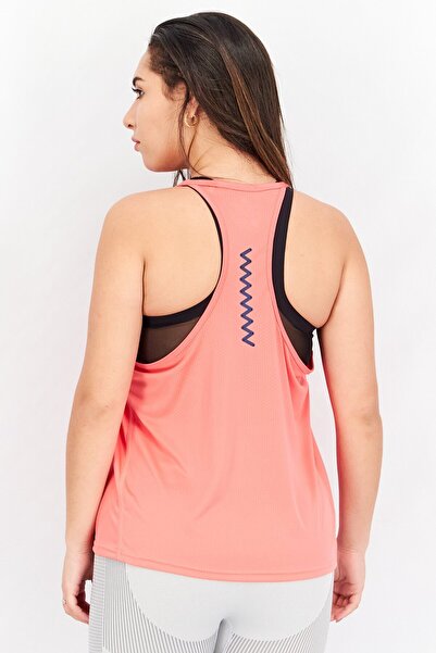 adidas Women Sportswear Fit Sleeveless Training Top, Pale Red