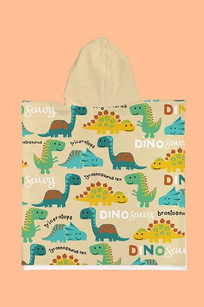 Evdek Πετσέτα παραλίας Rex Dino Kids Poncho