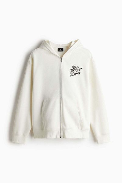 H&M Relaxed Fit Zip-through hoodie