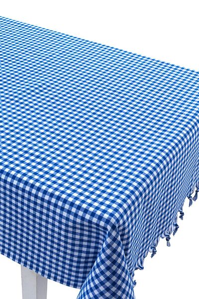 Eponj Home Față de masă Piti Checked Zifir Blue