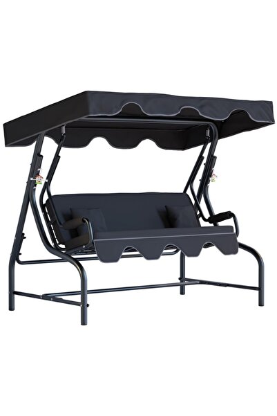 Bidesenal Atlas Salıncak 3 Kişilik Bahçe Salıncağı Balkon Salıncak 200 cm BS06
