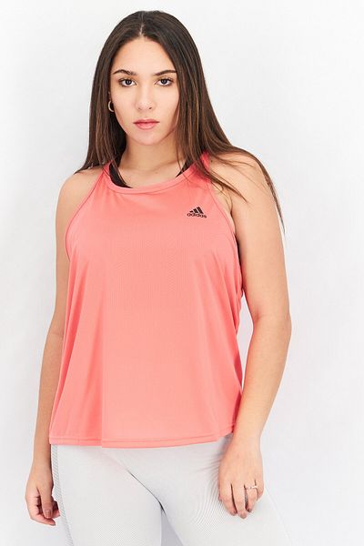 adidas Women Sport Fit Sleeveless Training Top, Pale Red