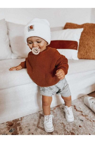 Nimini Kids Hanorac unisex pentru bebeluși și copii, extra elastic, sezon nou (0-5 ani)