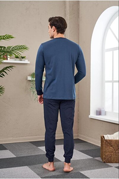 PJS 23706 Чоловічий піжамний комплект з принтом