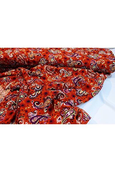 FabricLoom Viskon Kumaş, Türk Şal Desenleri ve Etnik Desenli Serbest Tasarım,...