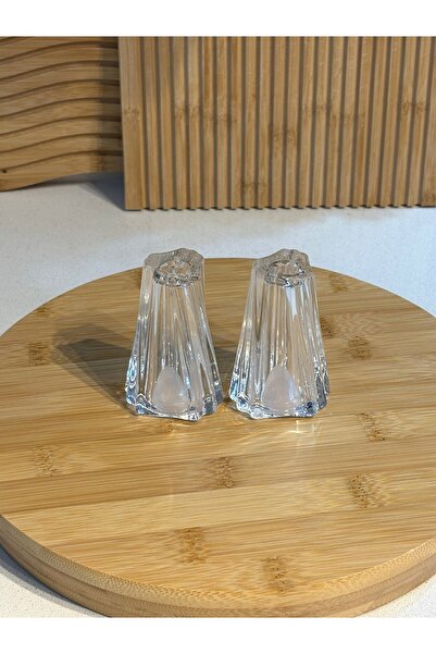 morponi 2'li Kristal Cam Tuzluk & Biberlik