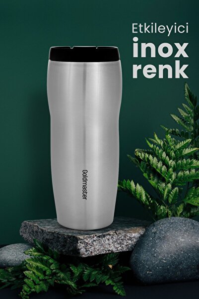 GOLDMASTER Flex Inox 4 Saat Sıcak Tutma 6 Saat Soğuk Tutma Özellikli Sızdırmaz Kapaklı Paslanmaz Çelik Termos