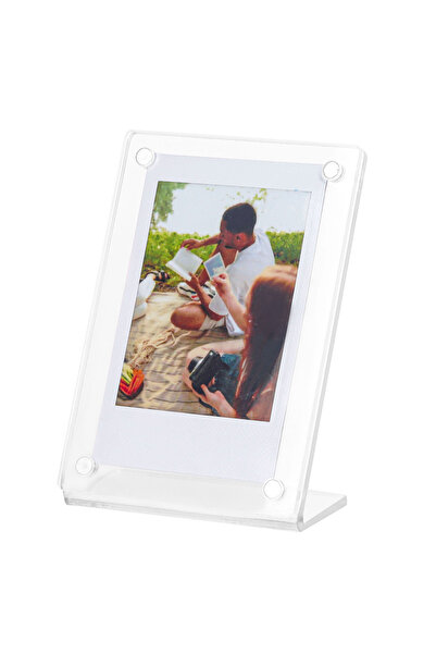 Fujifilm Instax Mini Film Uyumlu Şeffaf Mıknatıslı Fotoğraf Çerçevesi