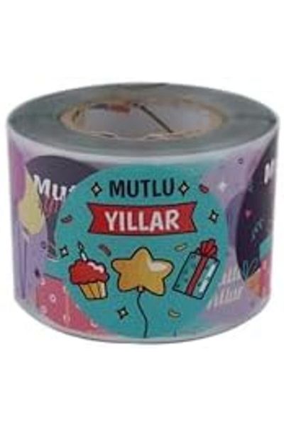 STOREMAX Muartshop Labels , Ready to Buy Fast Buy Happy New Year Sticker 5cm in Diameter 500 Pieces, Birthday