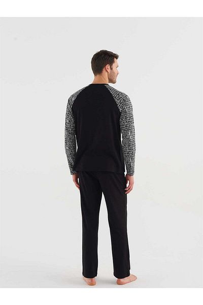 Mod Collection 3747 Men's Round Neck Pajama Set