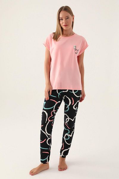 ROLY POLY 3399 Model Women's Short Sleeve Pajamas Set
