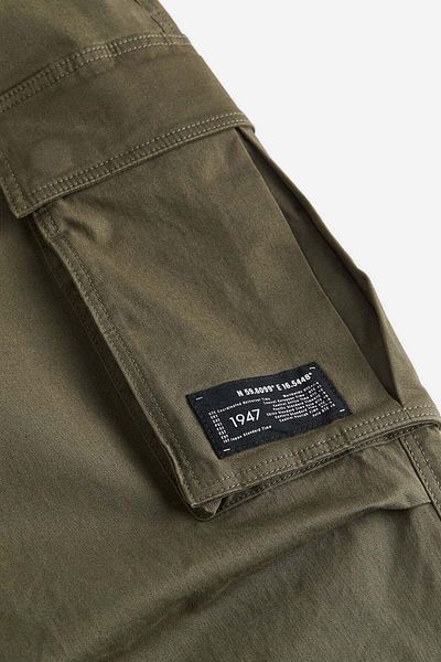 H&M Relaxed Fit Cotton cargo joggers