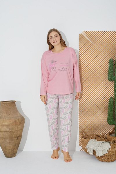 Estiva 24077 Model Women's Long Sleeve Pajamas Set