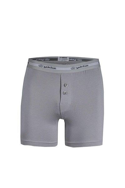 YILDIZ 112 Ανδρικά βαμβακερά γκρι Lycra Long Boxers