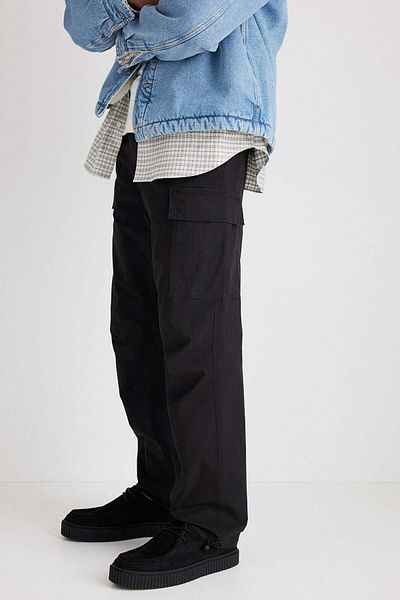 H&M Regular Fit Ripstop cargo trousers