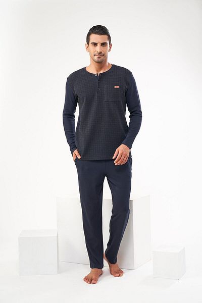 Pjs Pijama Pjs 22606 Ανδρική μακρυμάνικη πιτζάμες