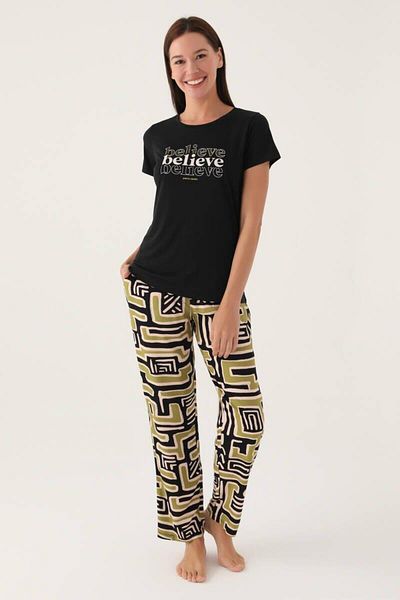 Pierre Cardin 8817 Γυναικείο κοντομάνικο σετ πιτζάμες Believe