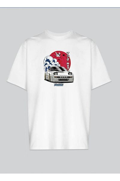 JDM Μπλουζάκι LEGEND με στάμπα χτενισμένο βαμβακερό