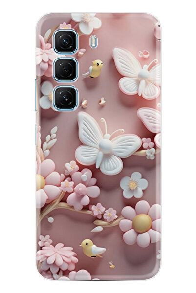 Kılıfland Infinix Hot 50 Pro 4G - Hot 50 4G Kılıf Boutique Baskılı Resimli Pe...
