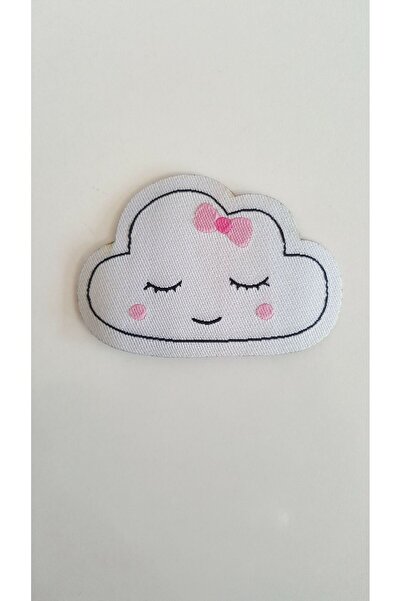 hobizu Ütüyle Yapışan Dokuma Arma Bulut Desenli, Patch, Yama, Aplike