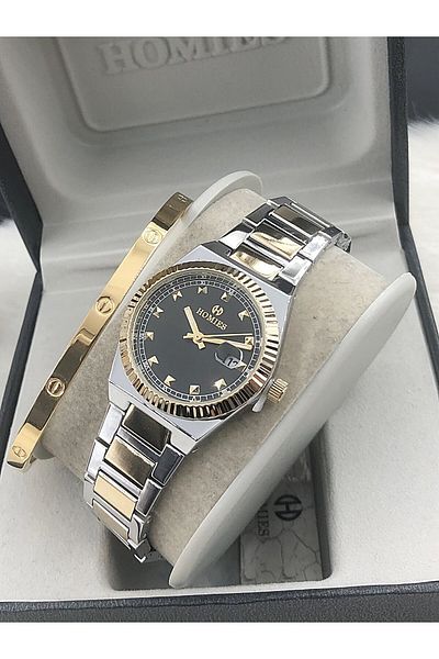 Homies Homi̇es Wristwatch Steel Bracelet with Gift Hmsby- 202502612