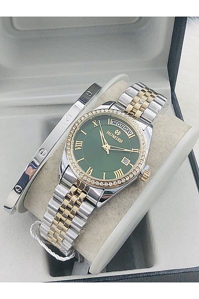 Homies Homi̇es Wristwatch Steel Bracelet with Gift Hmsby- 202502609
