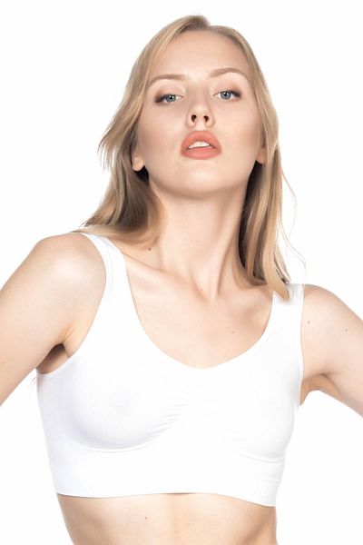 Emay M,ı 4005 Women's Seamless Thick Strap Bustier