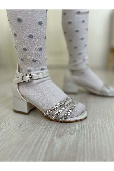 Pabuçhan Ayakkabı&Çanta Pantofi de seara pentru fete cu toc 1262