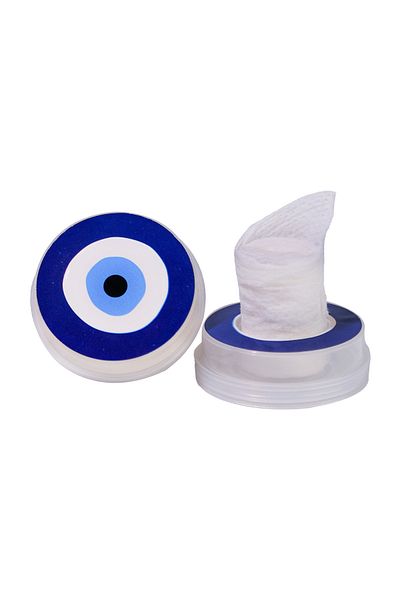 HandyTowel Evil Eye Bead Printed Natural Cleaning Wipes 10 Pieces