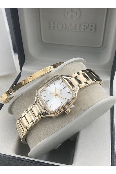 Homies Homi̇es Wristwatch Steel Bracelet with Gift Hmsby- 202502622