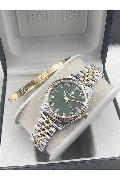 Homies Homi̇es Wristwatch Steel Bracelet with Gift Hmsby- 202502620