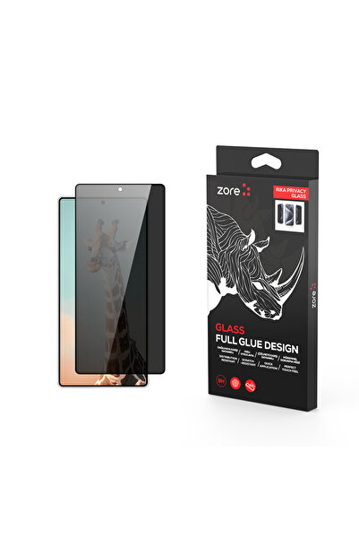zore Galaxy S25 Ultra Uyumlu Zore Rika Premium Hayalet Temperli Cam Ekran Kor...