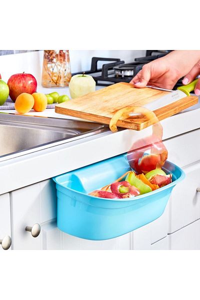 STOREMAX Mu-Artshop Hanging Garbage Bucket on the Cabinet Door, Practical Hanging Bucket for Kitchen Tnca 871301
