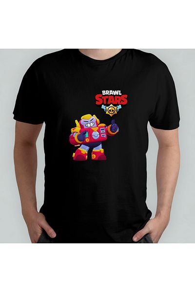 Pixxa Μπλουζάκι Brawl Stars Surge Crew 100% βαμβακερό μοντέλο 1